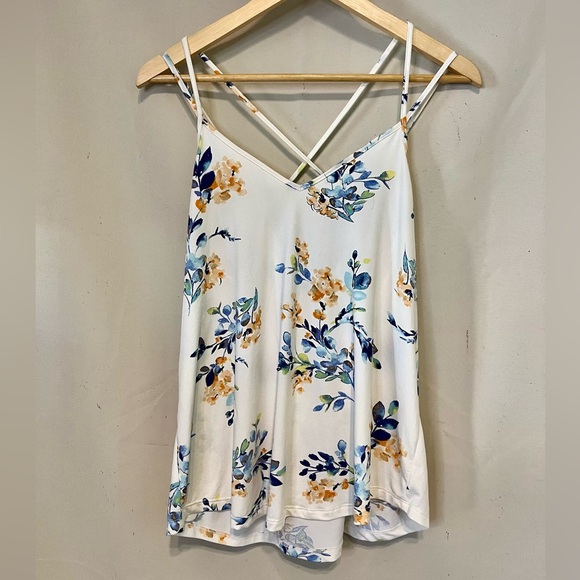 Papermoon Tops - Papermoon White Floral Camisole